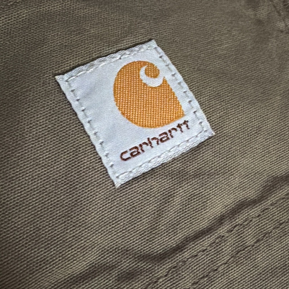 NWT Carhartt Canvas Cargo Work Shorts Men's 32x10 BS-0147-M Tan - Picture 11 of 11
